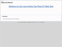 Tablet Screenshot of hobiefleet61.org